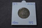 Verenigd Koninkrijk 1 shilling 1939, zilver., Postzegels en Munten, Munten | Europa | Niet-Euromunten, Ophalen, Overige landen