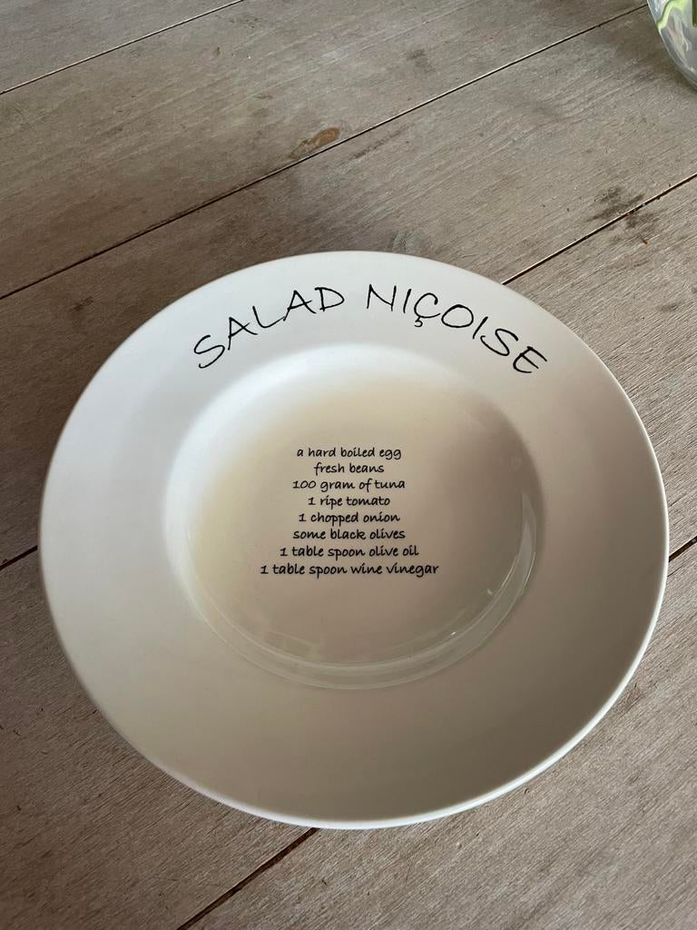 Oude collectie Riviera maison Salad bord, Huis en Inrichting, Ophalen of Verzenden, Zo goed als nieuw, Bord(en), Overige stijlen