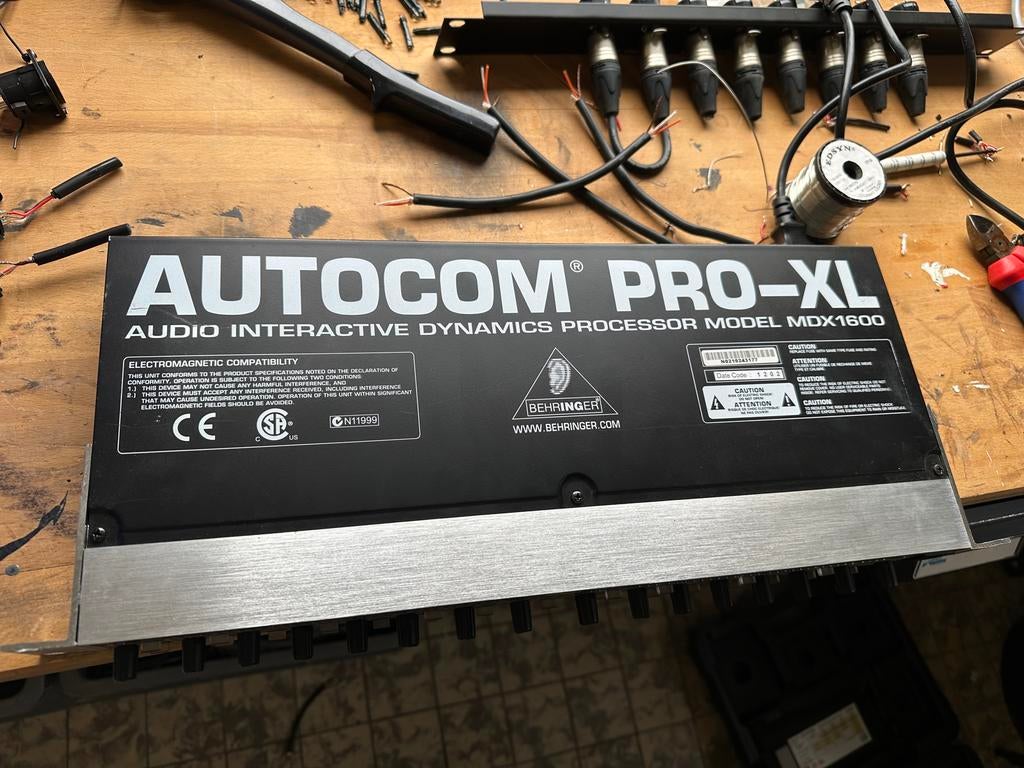 Behringer Autocom Pro-XL MDX1600 Audio Processor, Ophalen of Verzenden, Gebruikt
