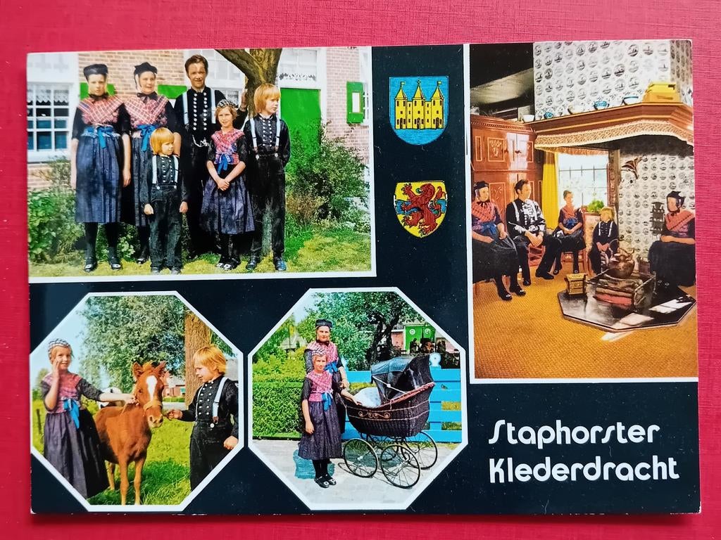 Ansichtkaart Staphorst, Ophalen of Verzenden, Klederdracht