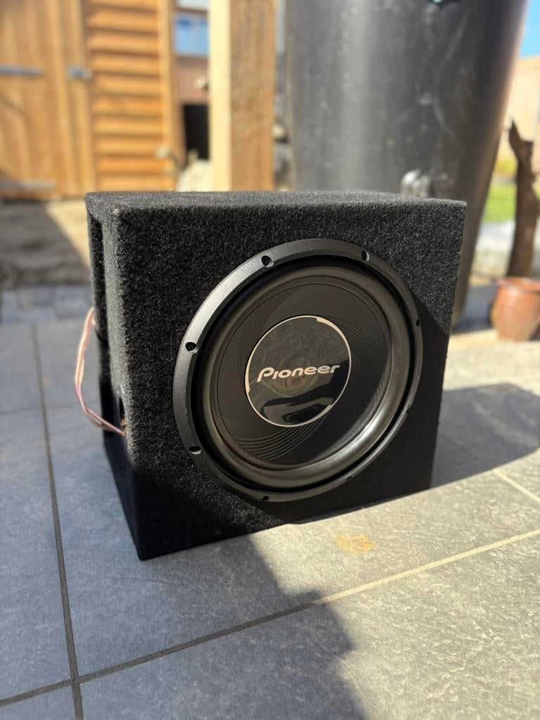 Pioneer GXT-3730B auto subwoofer+GM-A3702 versterker, Ophalen, Gebruikt