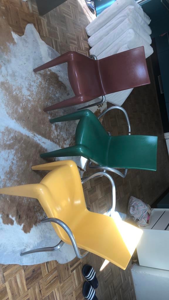 3 philip starck stoelen, Huis en Inrichting, Stoelen, Ophalen, Gebruikt, Overige kleuren, Drie