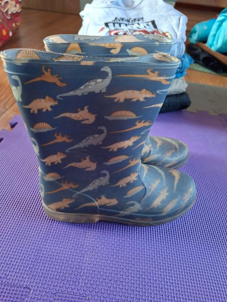 Leuke regenlaarsjes met dinosaurusprint, maat 33, Kinderen en Baby's, Kinderkleding | Schoenen en Sokken, Gebruikt, Laarzen, Jongen of Meisje