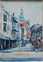 Stadsgezicht Groningen "Zwanestraat met de Martinitoren", Ophalen of Verzenden