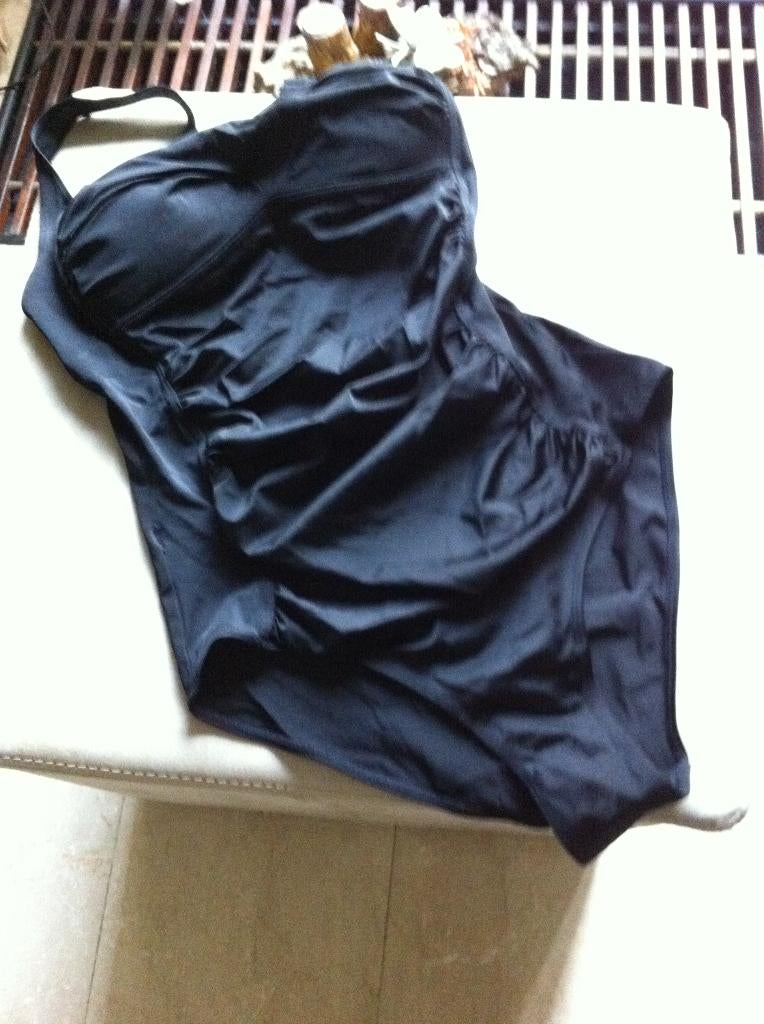 Dames badpak zwart mt L, Ophalen of Verzenden, Zo goed als nieuw, Zwart, Badpak