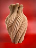 Sierlijke vaas geprint met houtvezel houdend materiaal, Kunststof, Overige kleuren, Nieuw, Ophalen of Verzenden