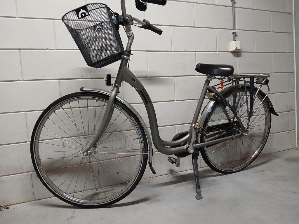 Pointer Damesfiets met mandje en lage instap, Fietsen en Brommers, Fietsen | Dames | Damesfietsen, Overige merken, Terugtraprem