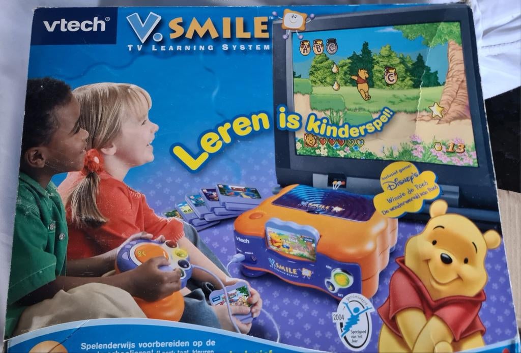 VTech V.Smile TV Leersysteem met Winnie de Poeh spel, Kinderen en Baby's, Speelgoed | Vtech, Ophalen of Verzenden, Gebruikt, 2 tot 4 jaar