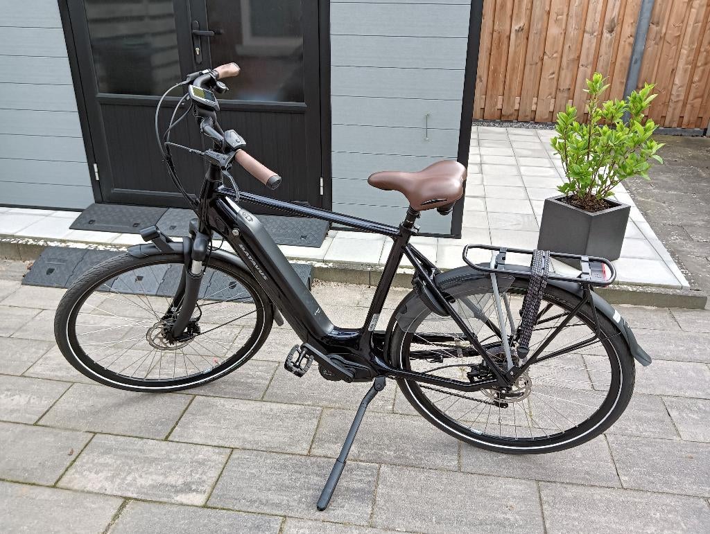 Batavus Finez E-Go Power Sport HV, heren 57 cm 1512 km, Ophalen, Batavus, Zo goed als nieuw, 50 km per accu of meer