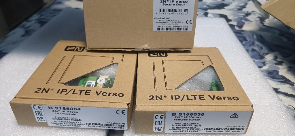 2n ip verso secure door set met tamper switch en i/o module, Ophalen of Verzenden, Nieuw, Bedraad