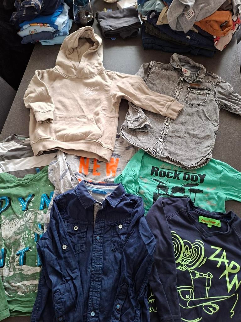 Shirts lange mouwen maat 110/116, Ophalen of Verzenden, Maat 110