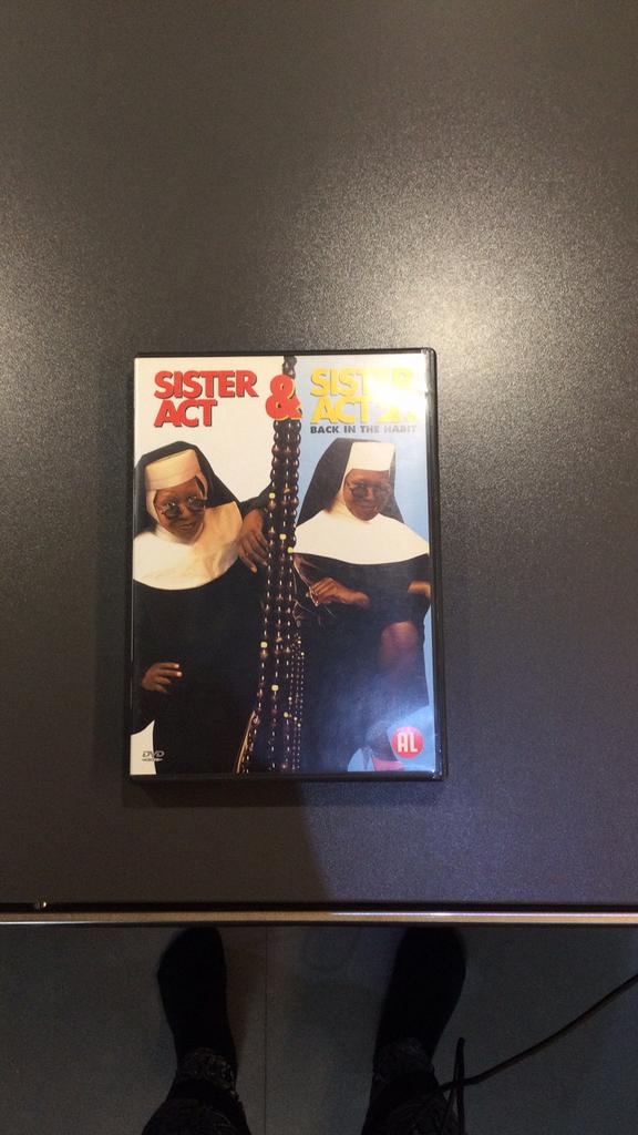 Sister act 1 & 2 dubbel dvd, Alle leeftijden, Ophalen of Verzenden, Zo goed als nieuw, Actiekomedie