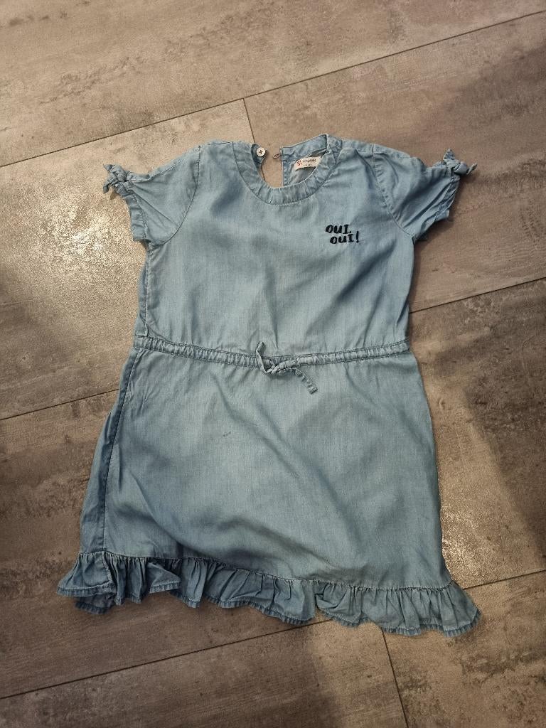 Noppies Spijkerjurk 5/6 jaar, Kinderen en Baby's, Kinderkleding | Maat 116, Gebruikt, Meisje, Ophalen of Verzenden, Jurk of Rok