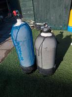 Duikflessen 10L en 12L met keuring en accessoires, Ophalen of Verzenden, Duikfles
