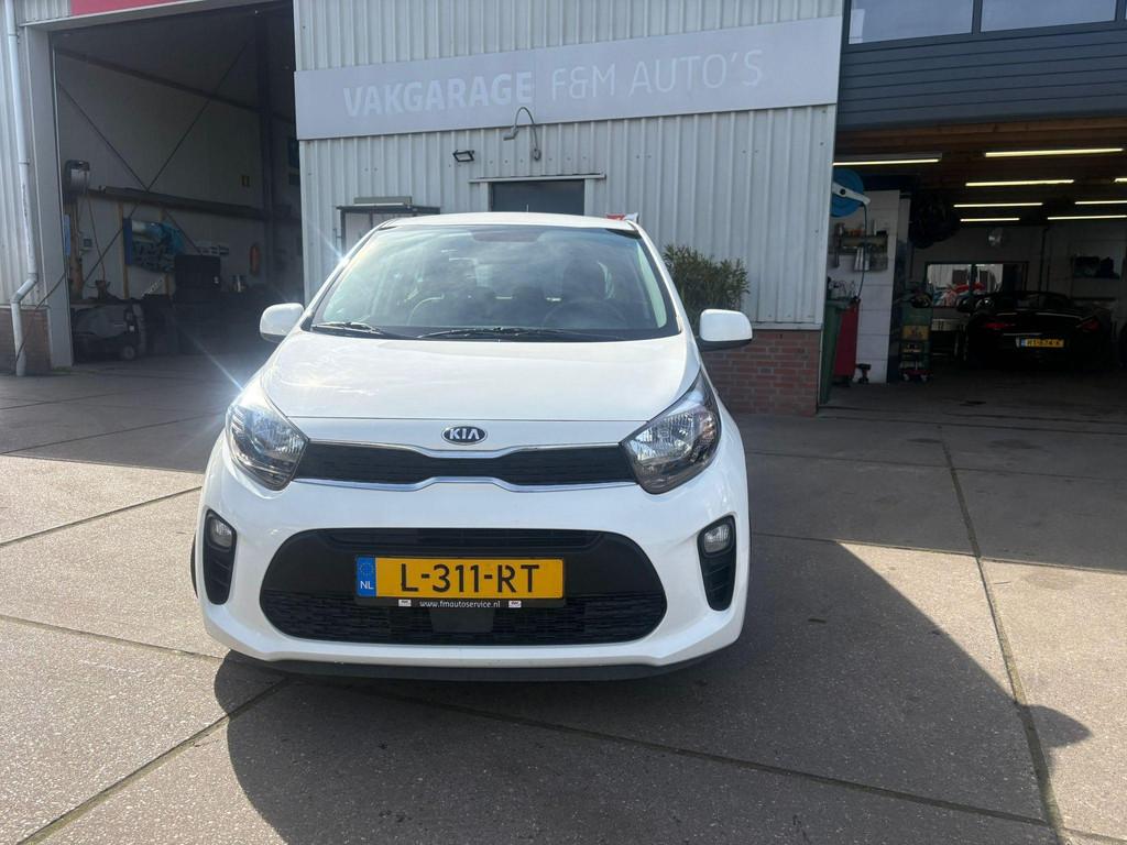 Kia Picanto 1.0 DPi ComfortLine 5p Airco, cruise, Auto's, Voorwielaandrijving, Gebruikt, Wit, Origineel Nederlands
