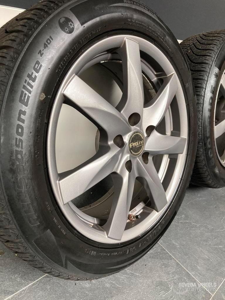 17'' Renault Laguna III velgen + allseason banden 5x114.3, Auto-onderdelen, Banden en Velgen, -, -, Banden en Velgen, 17 inch