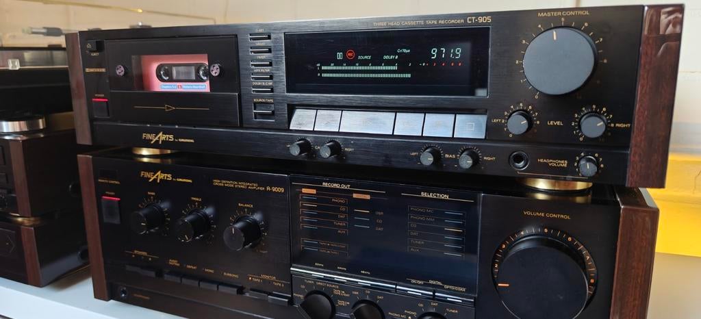 Fine Arts by Grundig CT-905 Cassettedeck, Ophalen of Verzenden, Overige merken