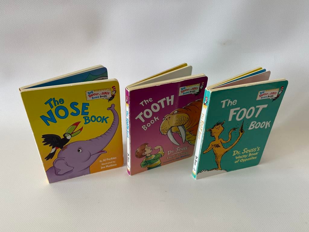 Dr Seuss kartonnen boekjes Engels III, Ophalen of Verzenden, Gelezen