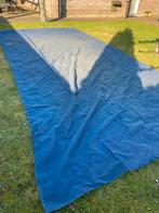 Blauw tent doek voortent doek 6x 3 meter caravan tapijt, Ophalen of Verzenden, Gebruikt