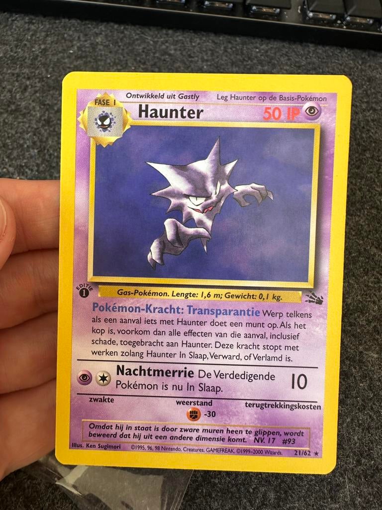 Haunter 1st edition - Fossil - NL, Ophalen of Verzenden, Zo goed als nieuw