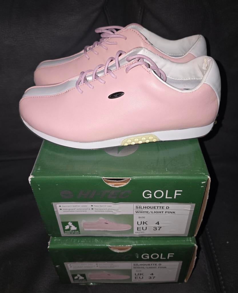 Nieuwe Hi-Tec Golf schoenen dames, Silhouette D, wit/lichtro, Ophalen of Verzenden, Nieuw, Schoenen