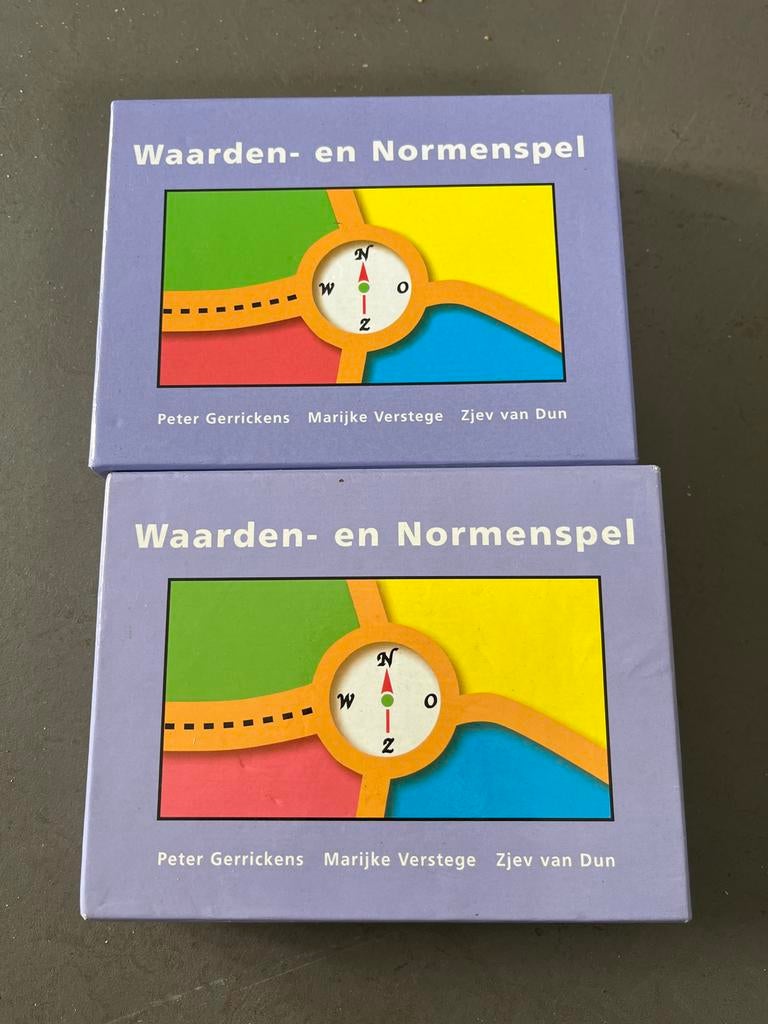 2x Waarden- en Normenspel van Peter Gerrickens - Z.G.A.N., Ophalen of Verzenden, Zo goed als nieuw