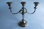 Antieke Engelse verzilverde Ianthe kandelaar c. 1900, Ophalen of Verzenden