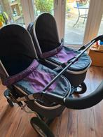 Duo kinderwagen, Kinderen en Baby's, Tweelingen en Meerlingen, Ophalen, Gebruikt, Kinderwagen of Buggy