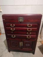 Houten besteklade met lades en deurtjes, Ophalen of Verzenden