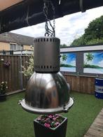 Oude omgebouwde industriële fabriekslamp, Www.pand50.nl, Gebruikt, 50 tot 75 cm, Ophalen of Verzenden