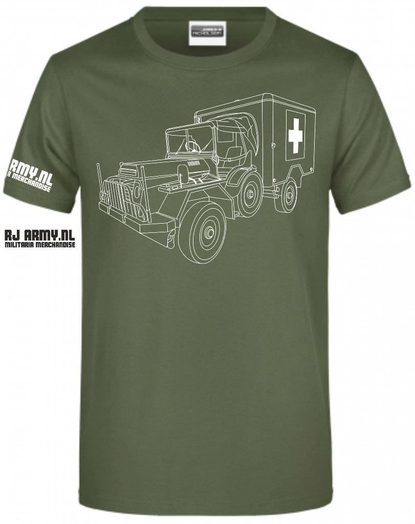 DAF YA 126 GWT Ambulance GeWonden Transport, Verzamelen, Militaria | Algemeen, Ophalen of Verzenden, Landmacht, Nederland, Kleding of Schoenen