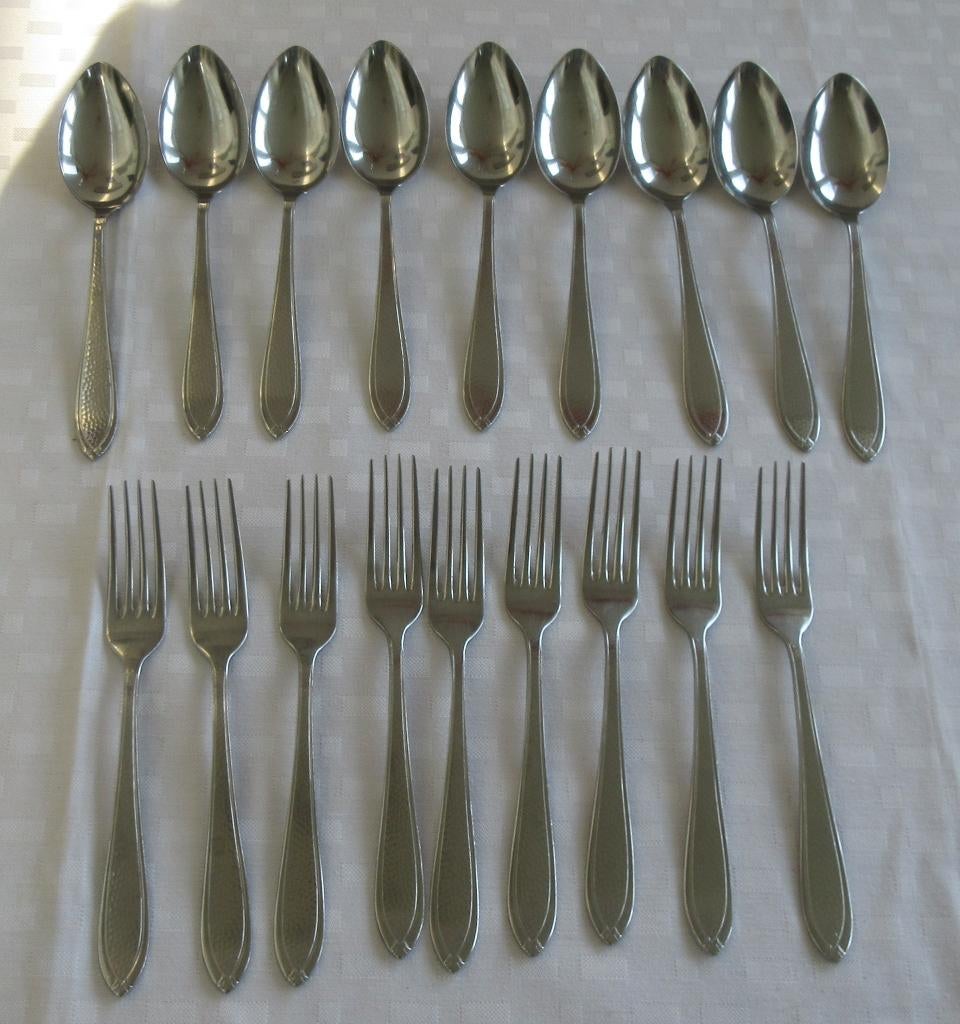 Hamerslag bestek Juweel, Antiek en Kunst, Antiek | Bestek, Ophalen of Verzenden