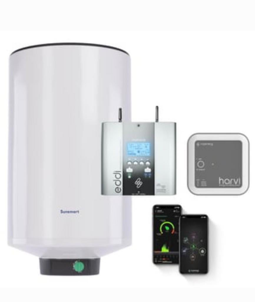 Inventum Sunsmart 80ltr boiler incl ems INCL MONTAGE, Minder dan 20 liter, Verzenden, Boiler, Minder dan 3 jaar oud