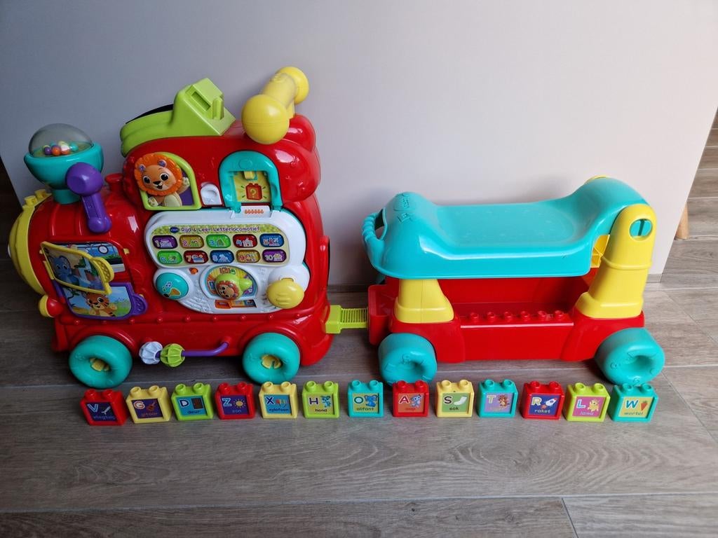 VTech Baby Rijd en Leer letterlocomotief, Ophalen, Zo goed als nieuw