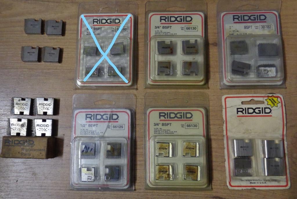Draadsnijkussen voor gasdraad, Ridgid en Virax, Ophalen of Verzenden, Nieuw