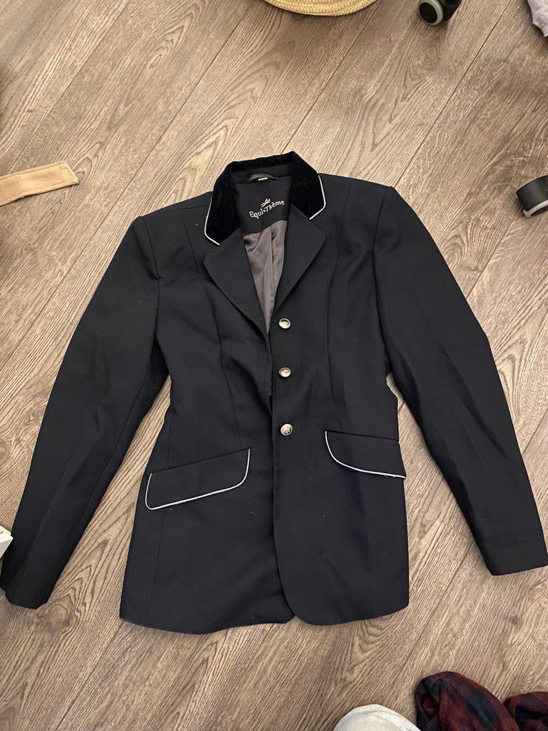 Wedstrijd jasje Equi-Thème, Dieren en Toebehoren, Paardrijkleding, Kinderen, Dressuur, Ophalen of Verzenden, Zo goed als nieuw