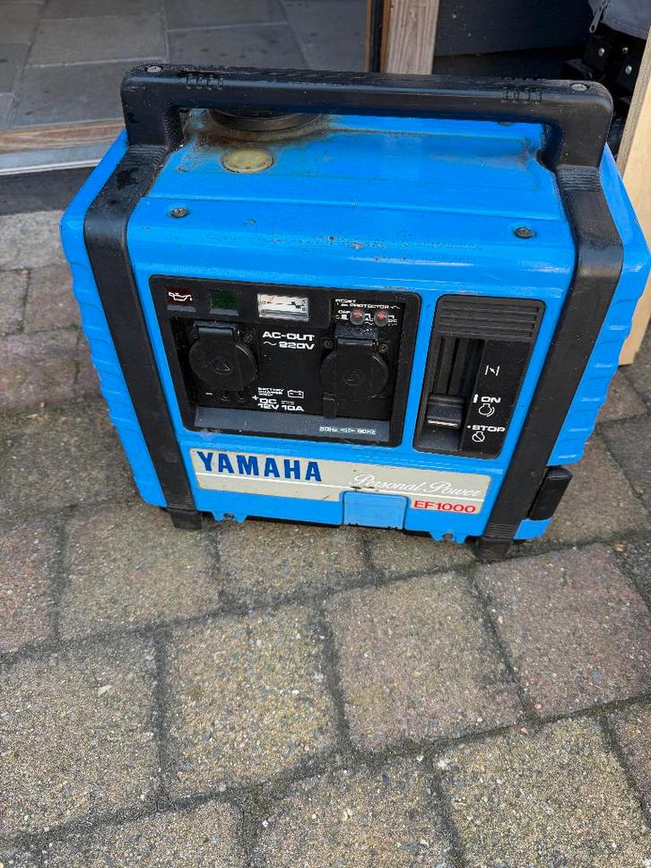 Aggregaat Yamaha EF1000 te koop, Doe-het-zelf en Verbouw, Aggregaten, Gebruikt, Benzine, Minder dan 5 kVA, Ophalen