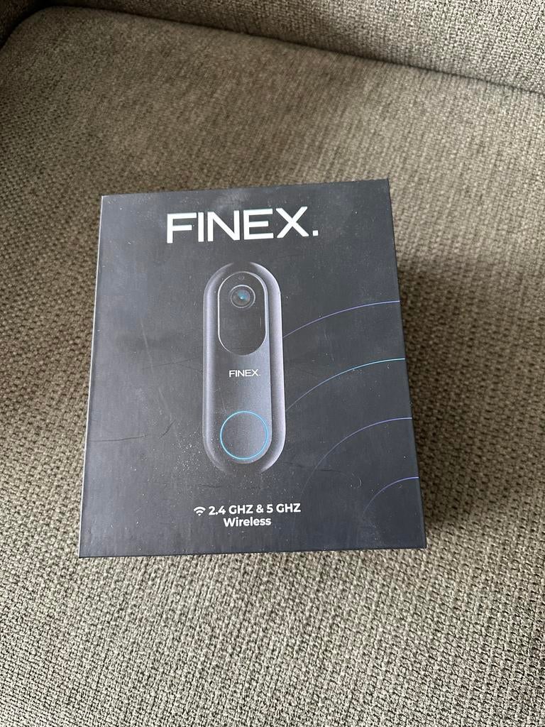 Finex V2 Video Deurbel - Draadloos met Camera en Nachtzicht, Huis en Inrichting, Deurbellen, Ophalen of Verzenden, Bewegingsdetectiesensor