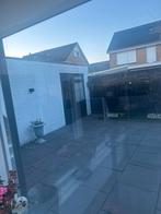 Gratis menemen tuintegels 60x60 antraciet + betonnen BBQ, Ophalen, Gebruikt, 10 m² of meer, Beton