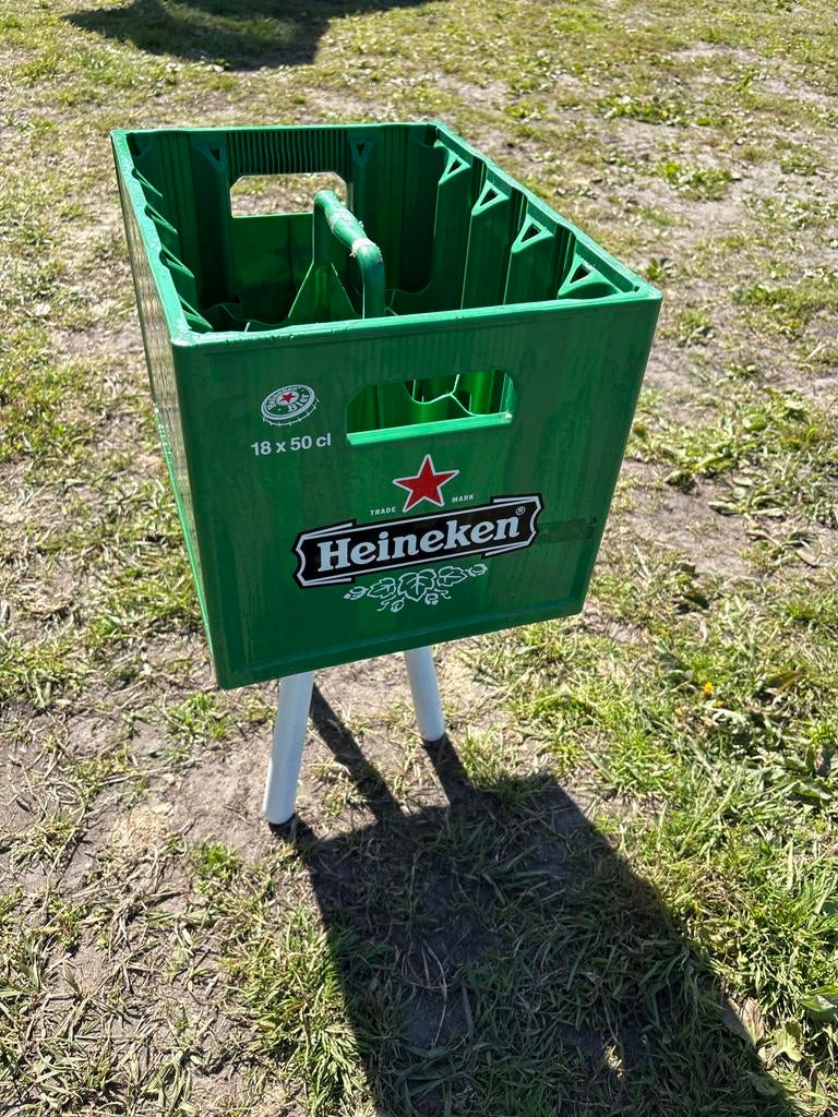 Origineel Heineken krat – leeg maar vol mogelijkheden!, Ophalen, Gebruikt, Heineken