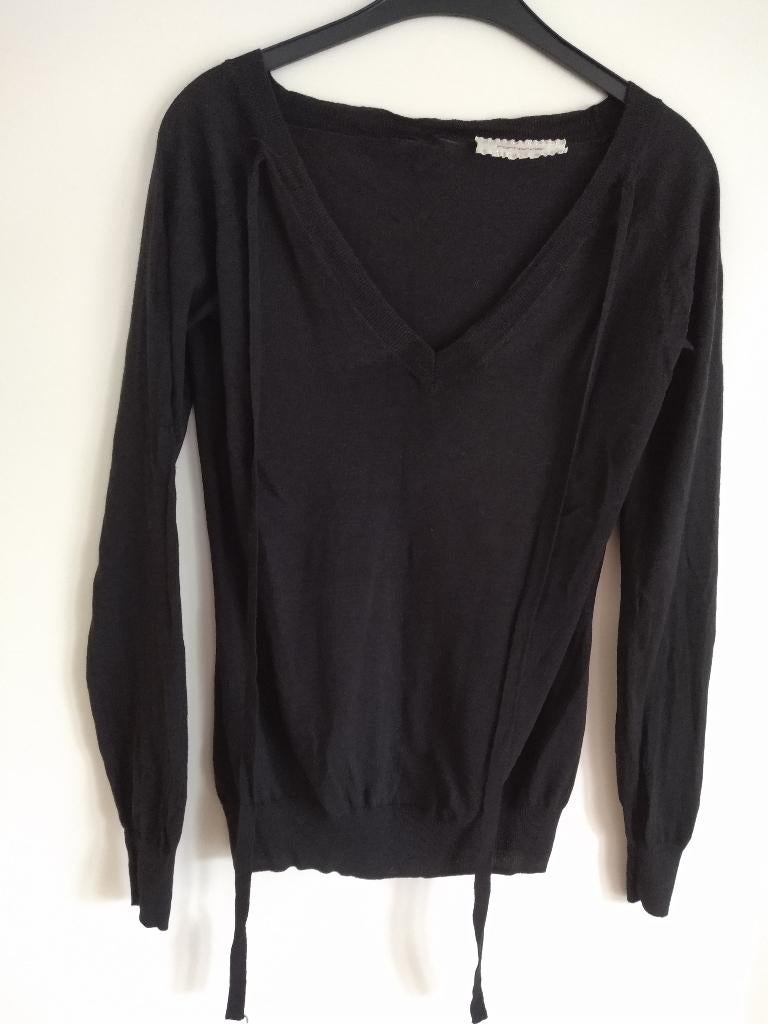 Fornarina zwarte V-hals trui maat S, Kleding | Dames, Zwart, Fornarina, Ophalen of Verzenden, Zo goed als nieuw