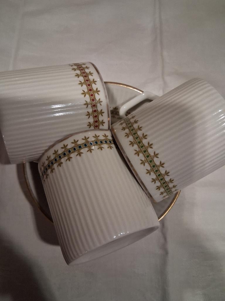 Vintage MOSA kop en schotels  *eureka*, Ophalen of Verzenden, Zo goed als nieuw, Overige stijlen, Kop(pen) en/of Schotel(s)