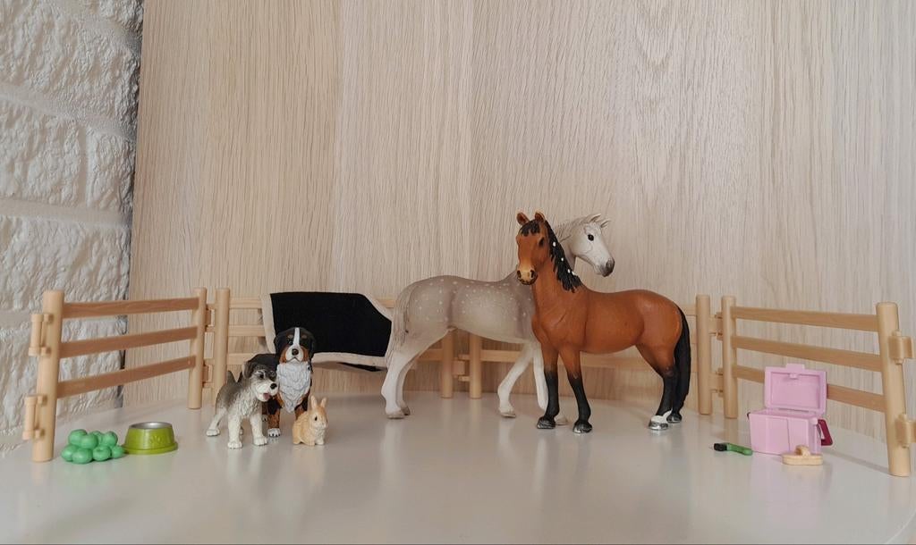 Schleich pakket (1), Ophalen of Verzenden, Zo goed als nieuw, Paard, Beeldje of Figuurtje