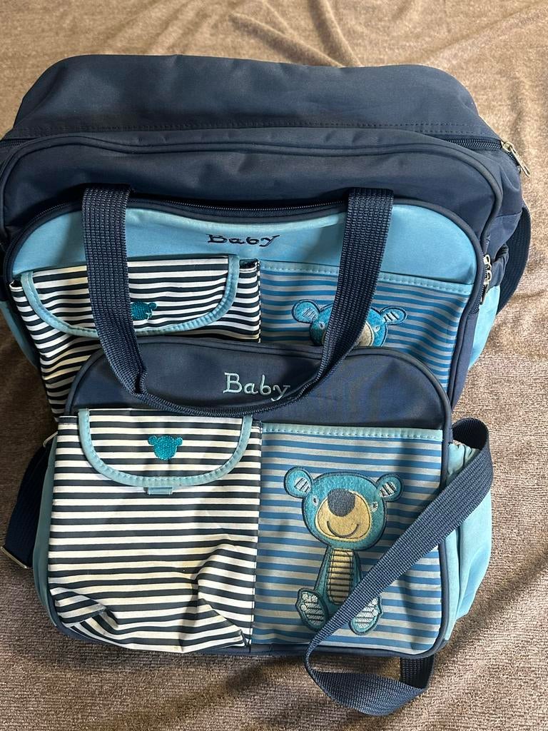 2 diaper bags, one big and one small, Ophalen, Gebruikt, Schoudertas