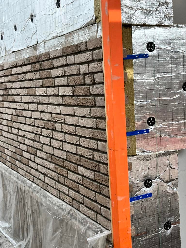 Metselwerk  per 1000 st. Of per m2. Voor het binnenwerk.