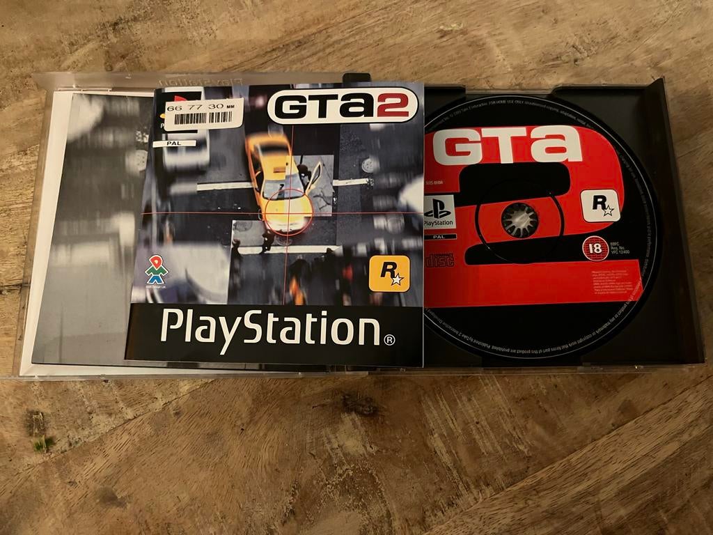 GTA 2 PlayStation 1 game, Spelcomputers en Games, Games | Sony PlayStation 1, Avontuur en Actie, Gebruikt, Vanaf 18 jaar, T