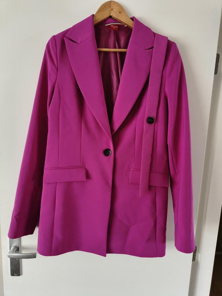 Nieuwe Only-M Blazer voor Lange Dames - Maat 40, Maat 38/40 (M), Only-M, Paars, Nieuw