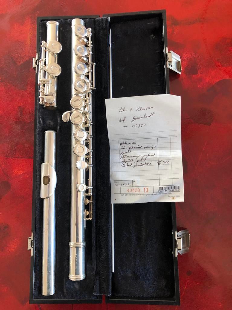 Gemeinhardt Dwarsfluit - Recentelijk Gereviseerd, Ophalen of Verzenden, Zo goed als nieuw, Dwarsfluit, Met koffer of tas