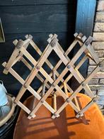 Antiek retro vintage wij rek inklaapbaar hout harmonicamodel, Ophalen, Huis en Inrichting