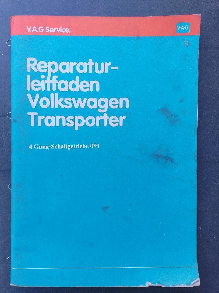 Werkplaatsboek Vw Transporter T3 4 Versnellingsbak 091, Ophalen of Verzenden, Gelezen, Volkswagen